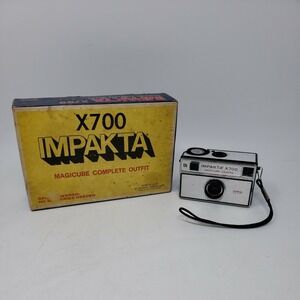 Vintage Imperial Impakta X700 Magicube Camera Pocket Film 35mm Eastman Kodak Pat